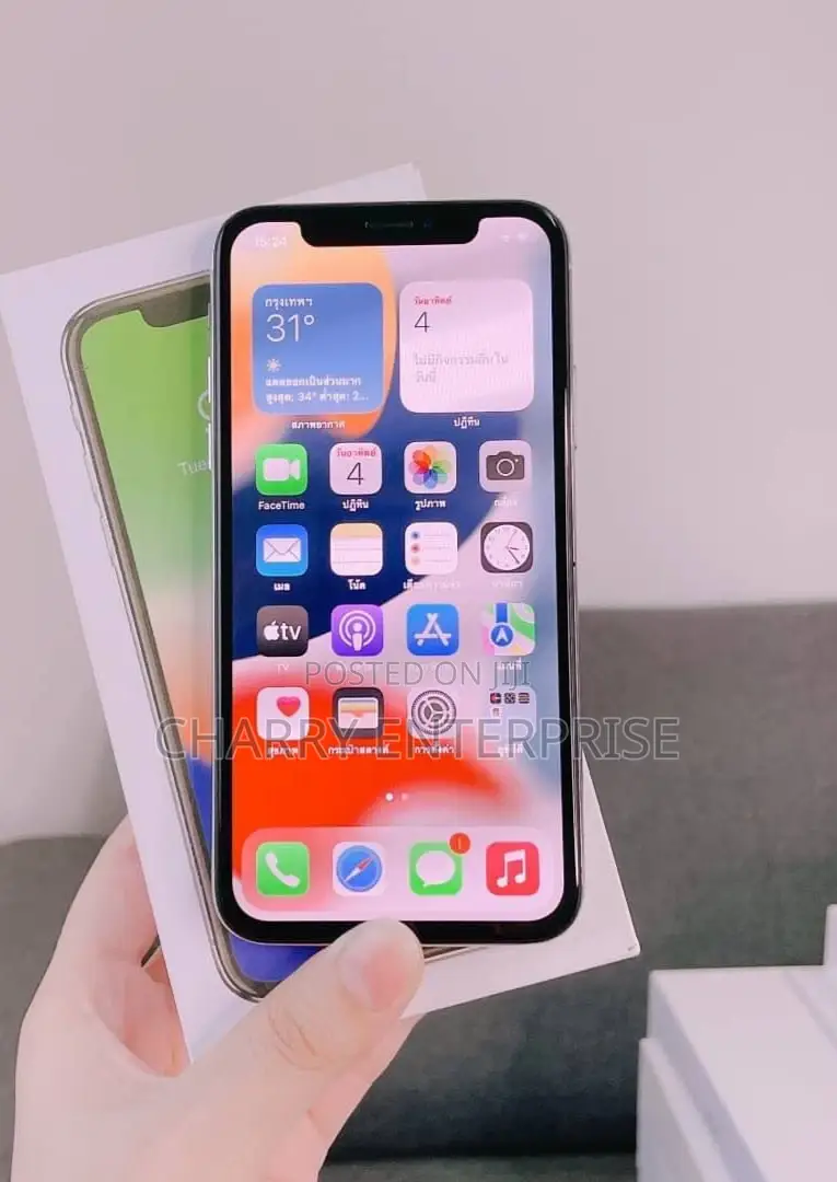 New Apple iPhone X 256 GB Silver