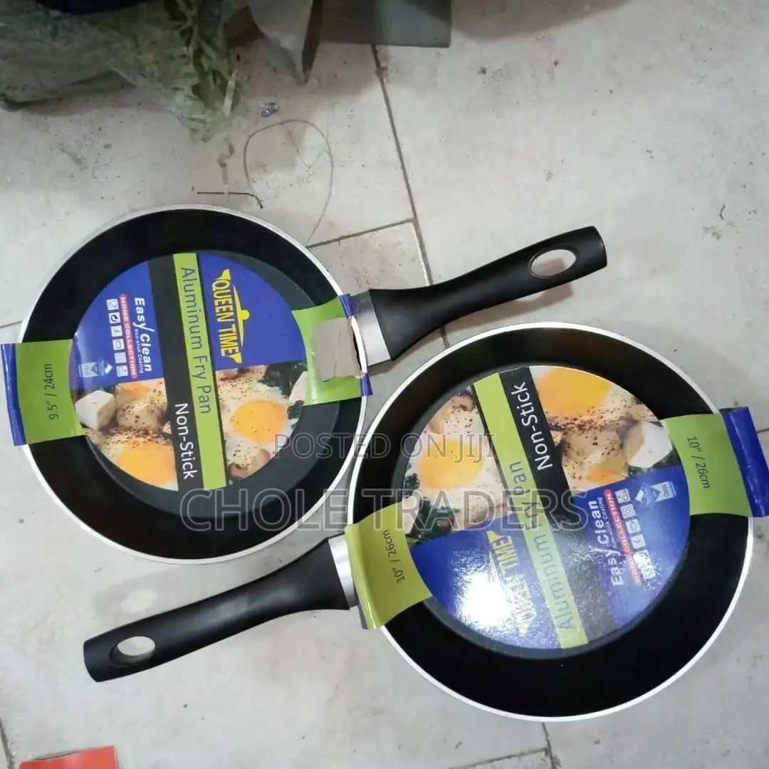 2pcs Non-Stick Aluminium Frying Pan Set