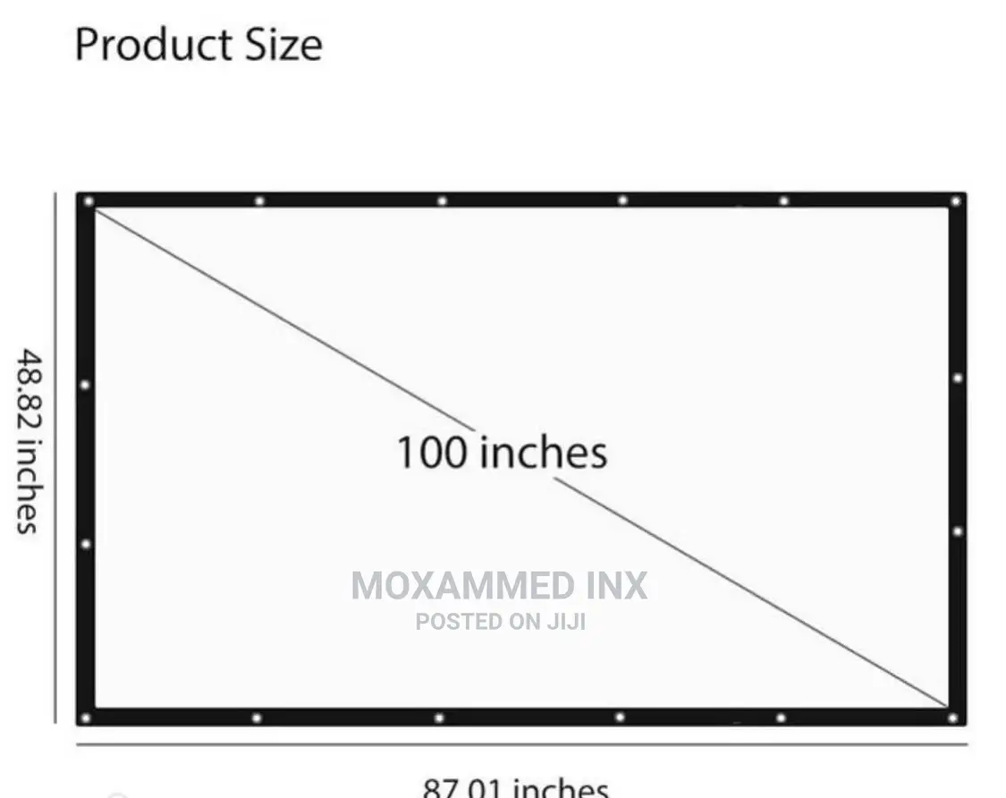 Foldable Projector Screen 100inches