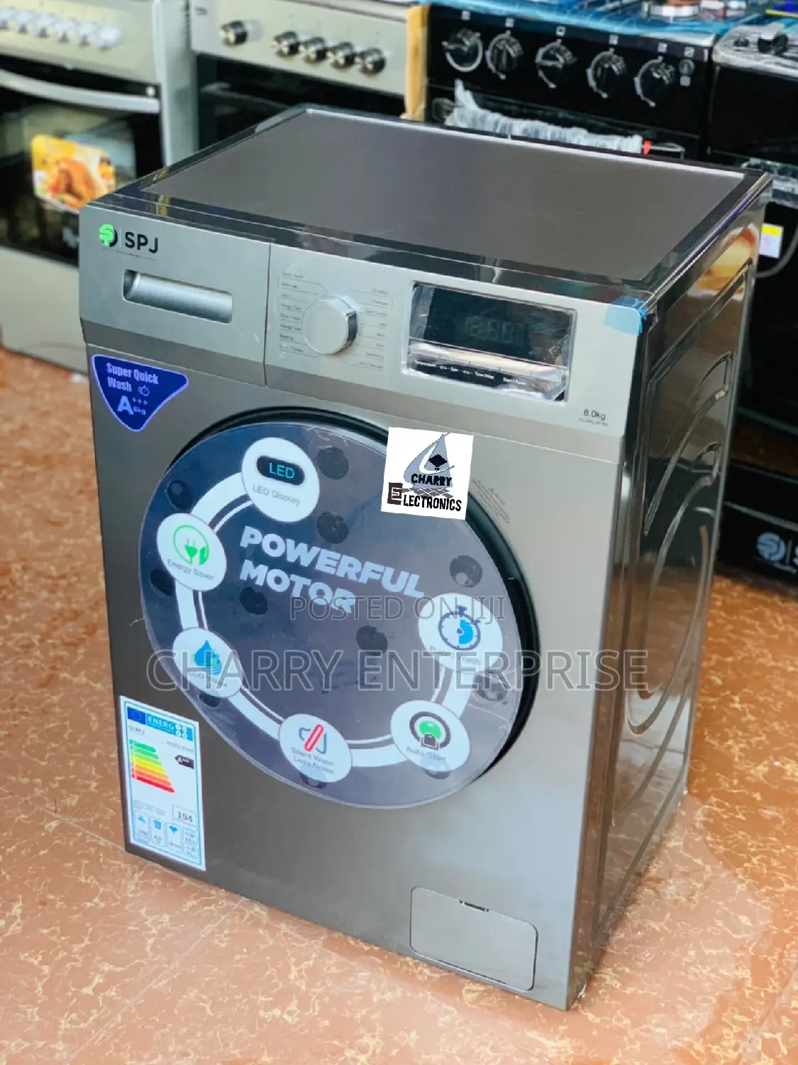 SPJ AUTOMATIC Washing Machine FRONT LOAD Quick Wash 8kg