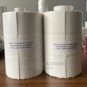 Direct Thermal Barcode Label 34mmx50mm, 3 Across