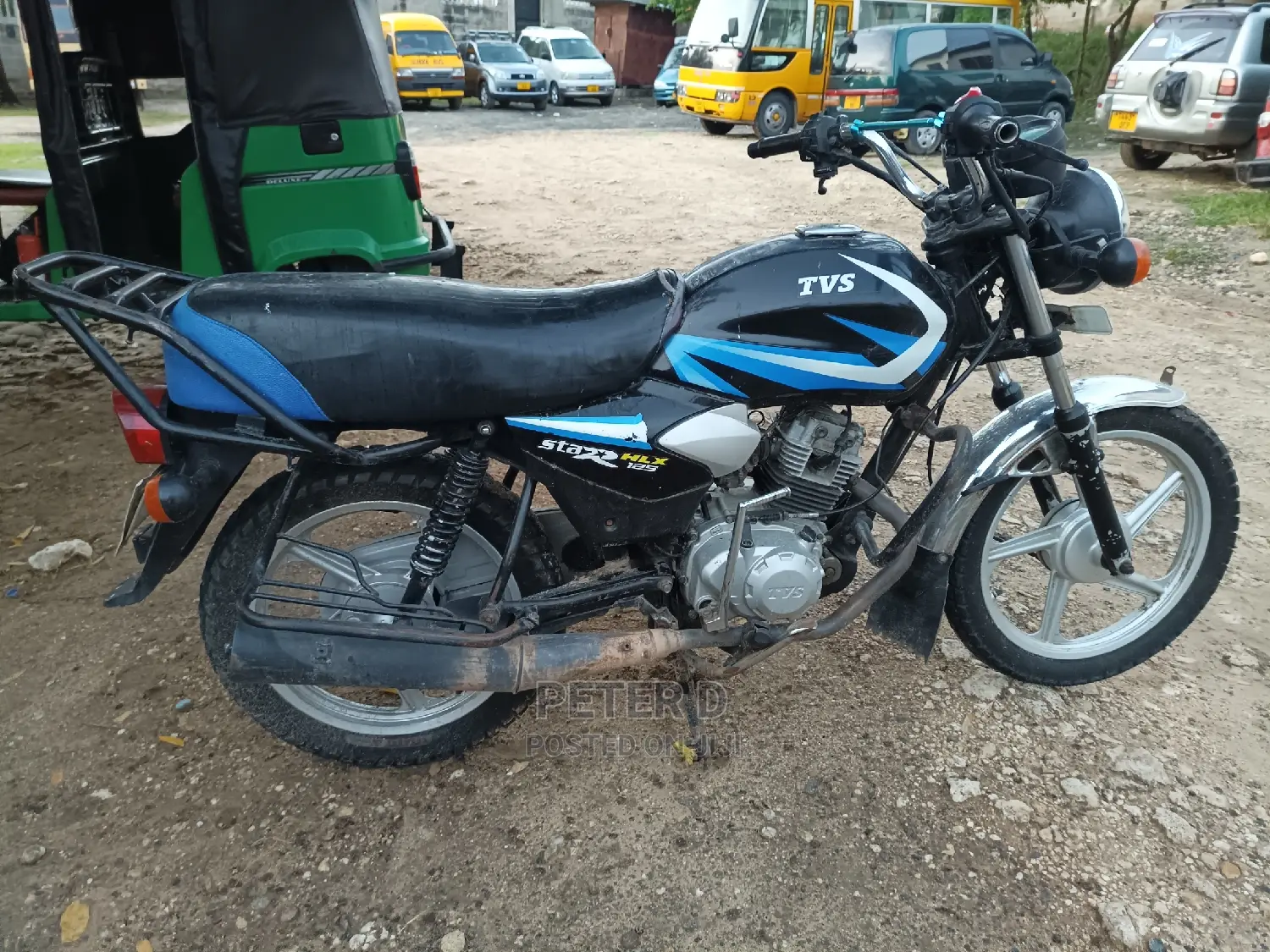 TVS HLX 125 2022 Black