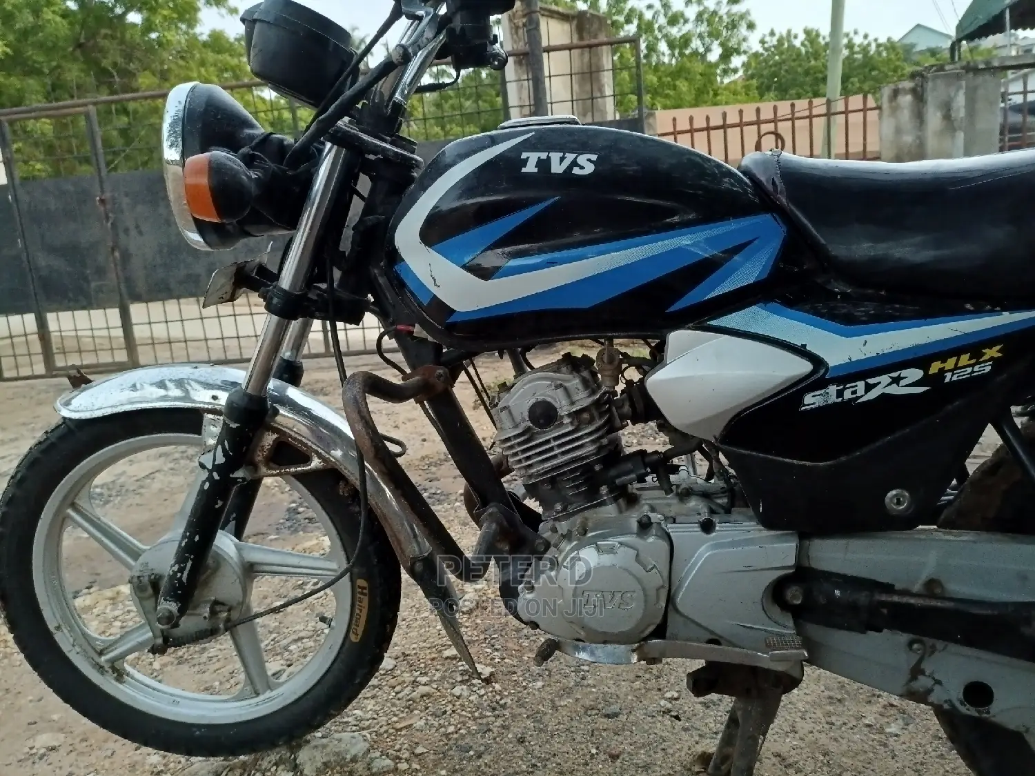 TVS HLX 125 2022 Blue