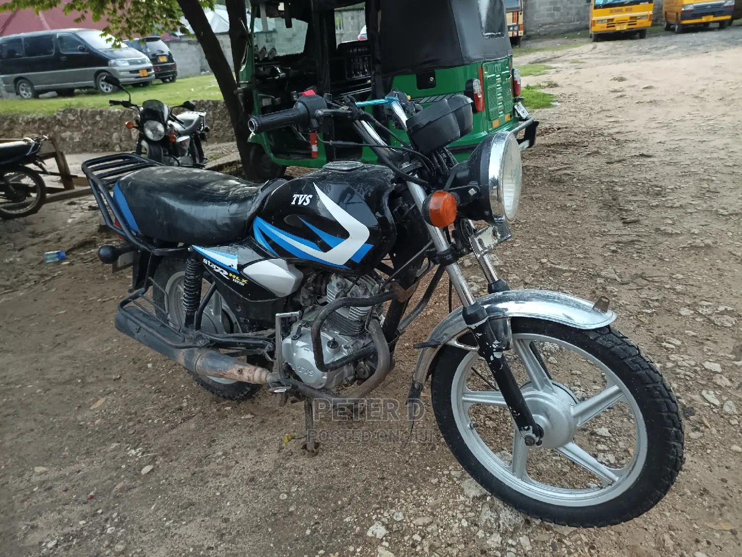 TVS HLX 125 2022 Blue