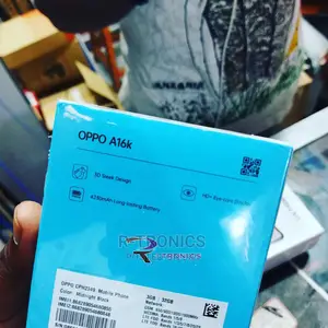 New Oppo A16K 32 GB Black