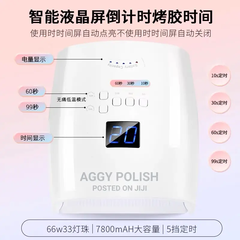 Wireless Uv/Led Lamp