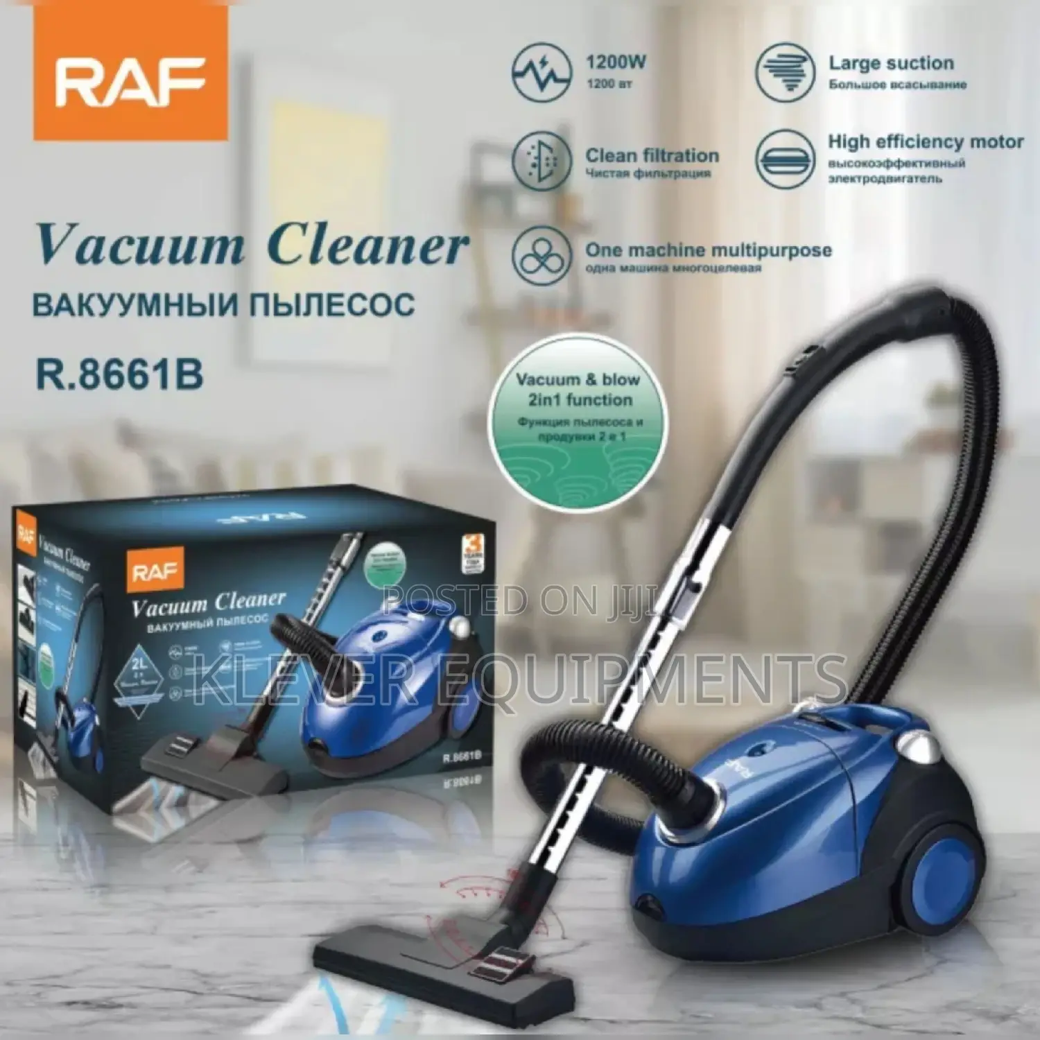 RAF 2L Vacuum Cleaner