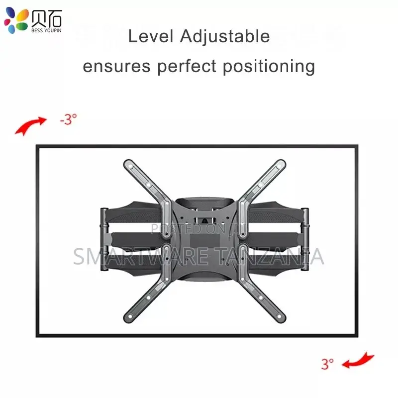 14" to 55" Sides Wall Mount Tv Bracket