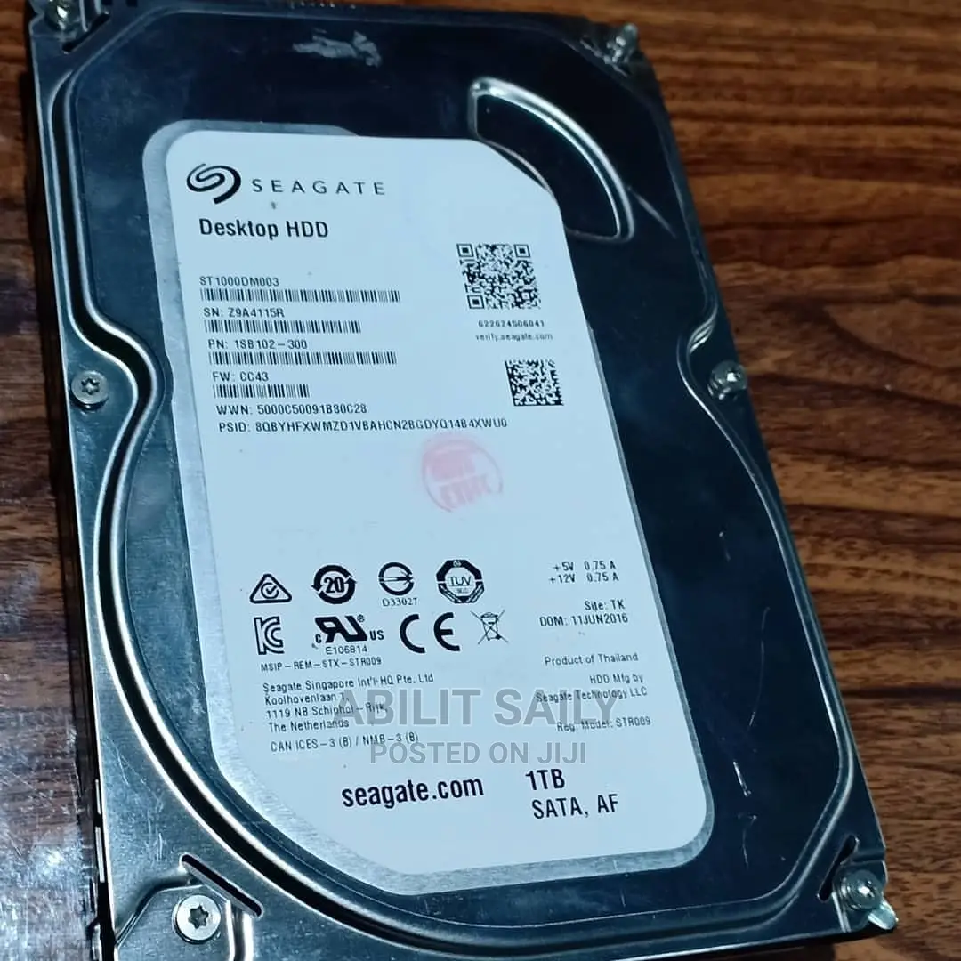 Hard Disk One Terabytes for Desktop