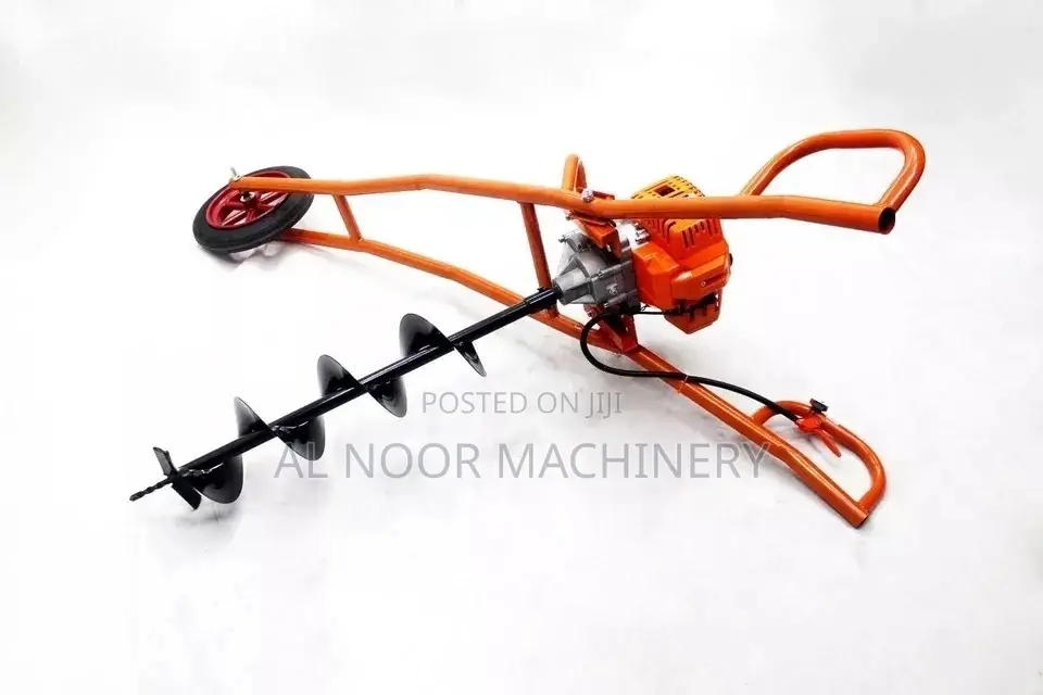 Earth Auger With Tyre