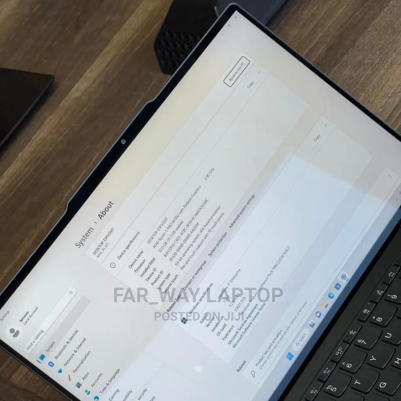 New Laptop Lenovo ThinkPad E545 16GB AMD Ryzen 5 SSD 512GB