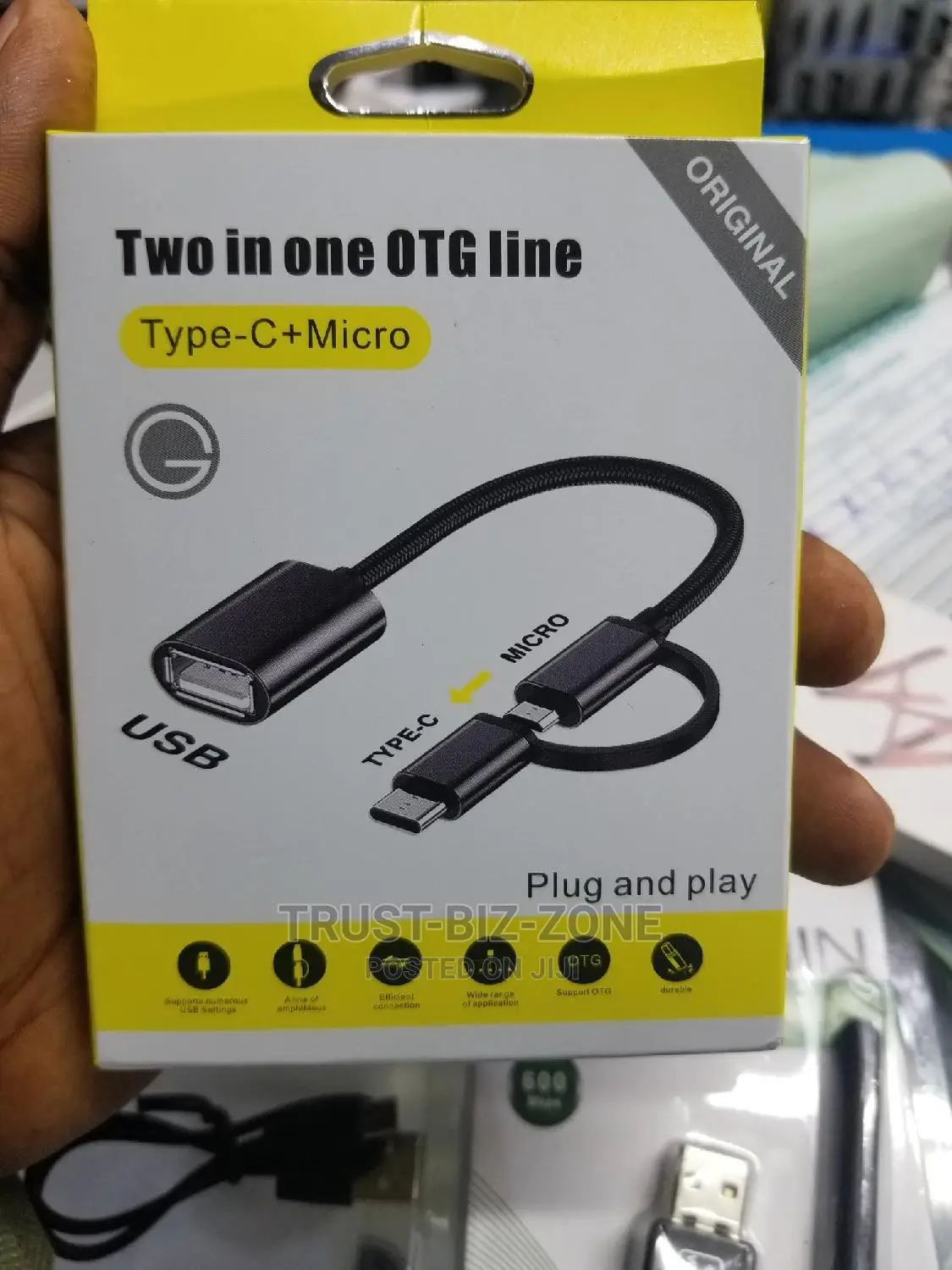 Two in One OTG Line Line Type-C + Micro