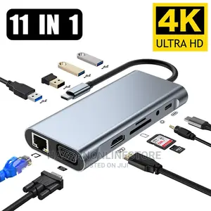 Type C to HDTV 11in 1 Hub