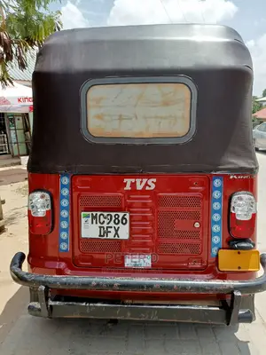 New TVS King Deluxe Plus iTouch Start 2022 Red