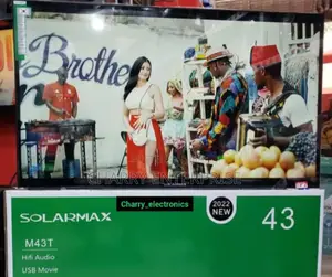🪵Solar Max 43 Inch HD Tv NEW 2022