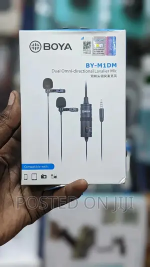 Dual Omni-Directional Lavarie Microphone