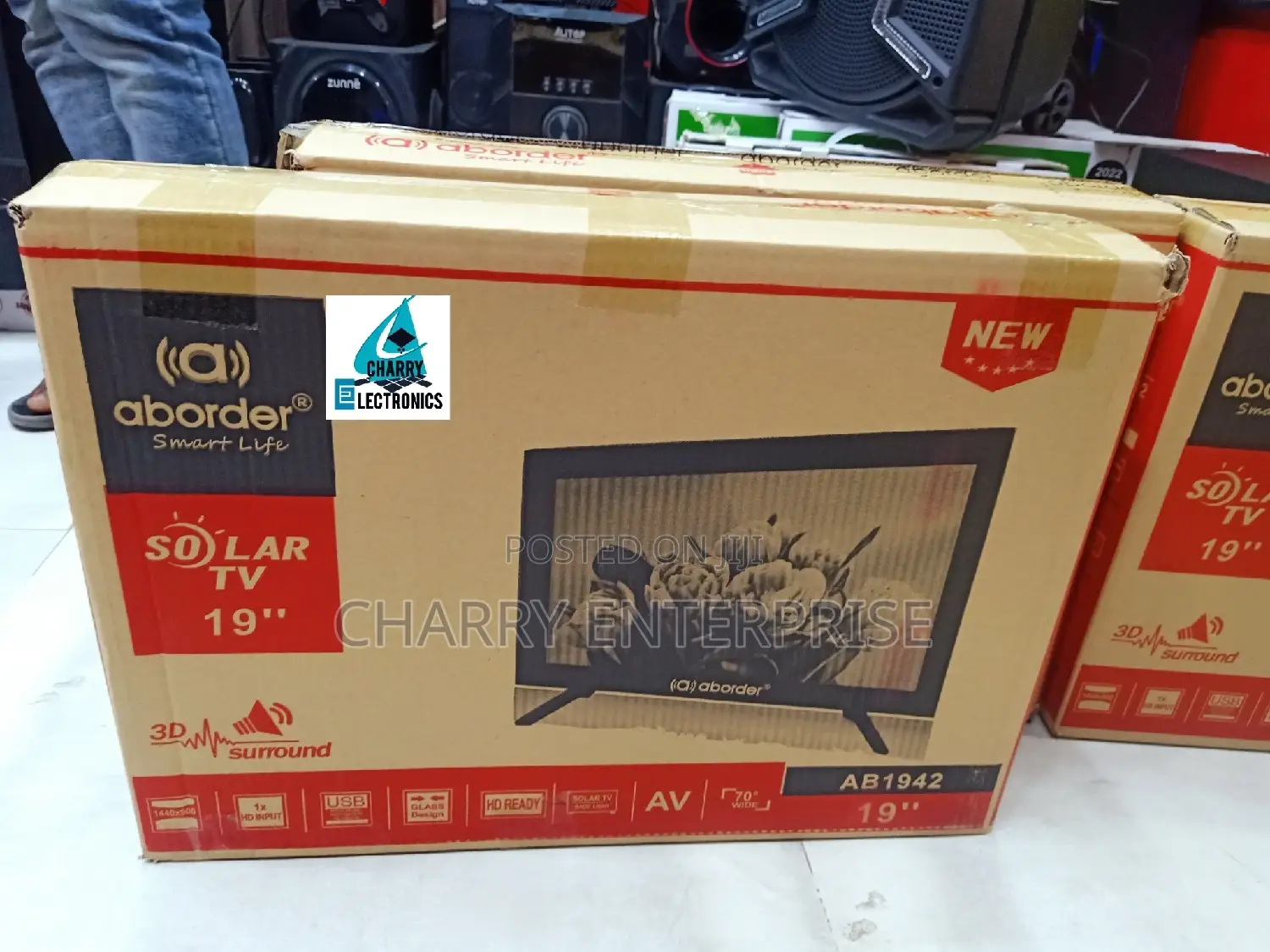 Aborder Double Glass Tv 19 Inch
