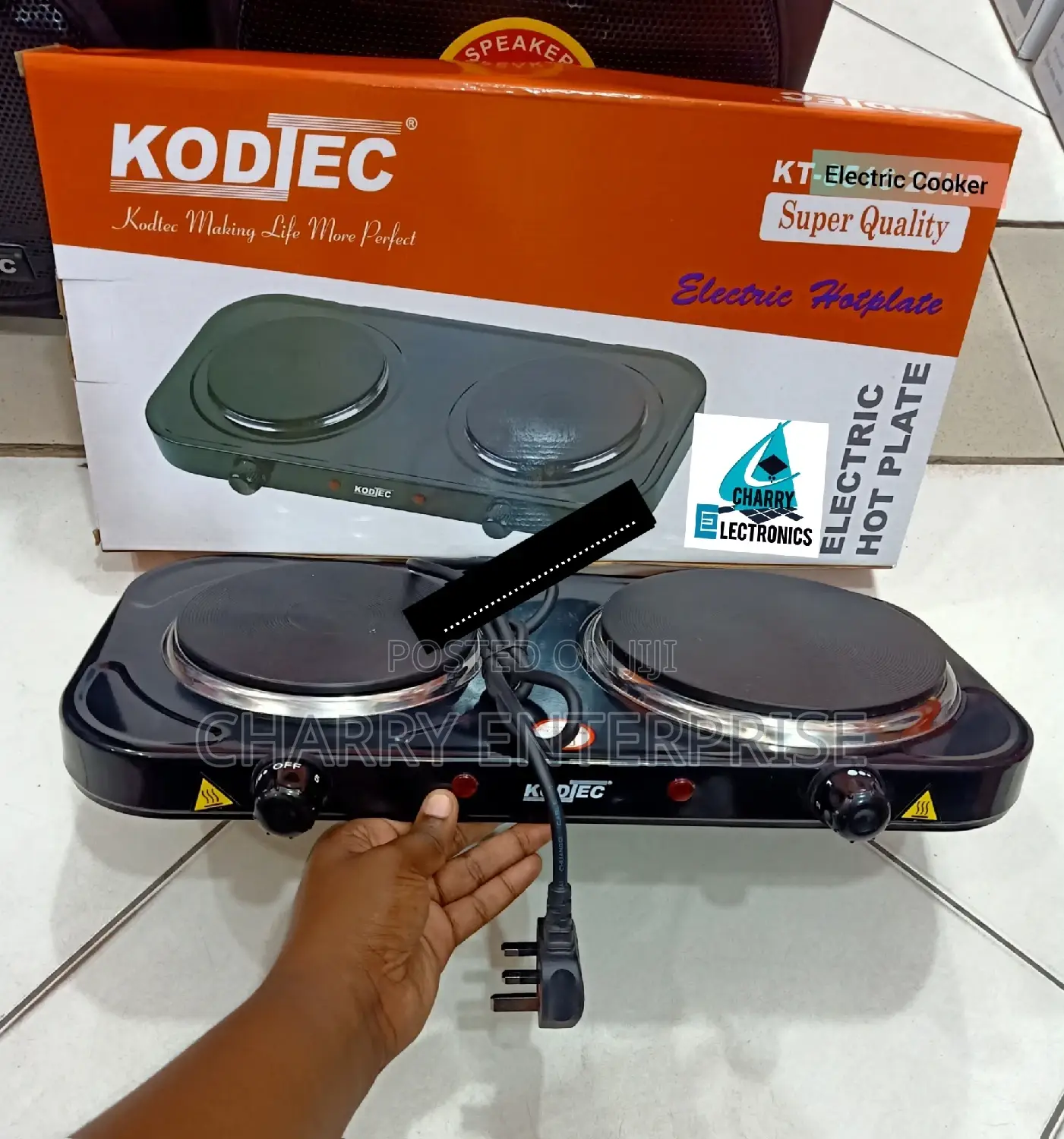 ELECTRIC Hotplate/ Cooker 2 Plates Energy Saving