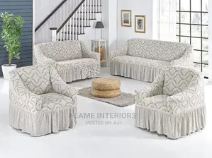 Sofa Covers | Za Urembo | Skirt Style | Marinda, Nakshnaksh