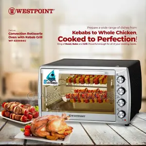 WESTPOINT Rotisserie Oven63L2200WGrill, Roast Bake