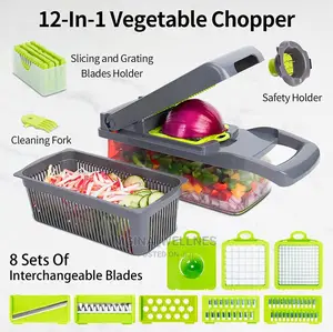 Green Grater Complete Set 12 in 1