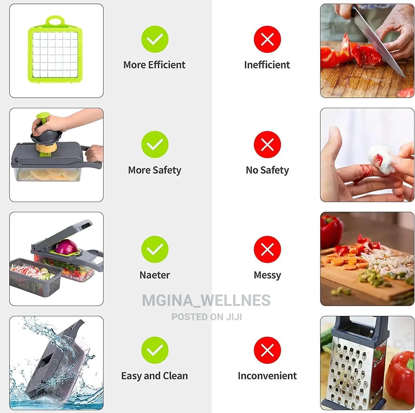 Green Grater Complete Set 12 in 1
