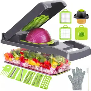Green Grater Complete Set 12 in 1