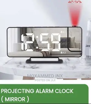 Projecting Alarm Clock Mirror
