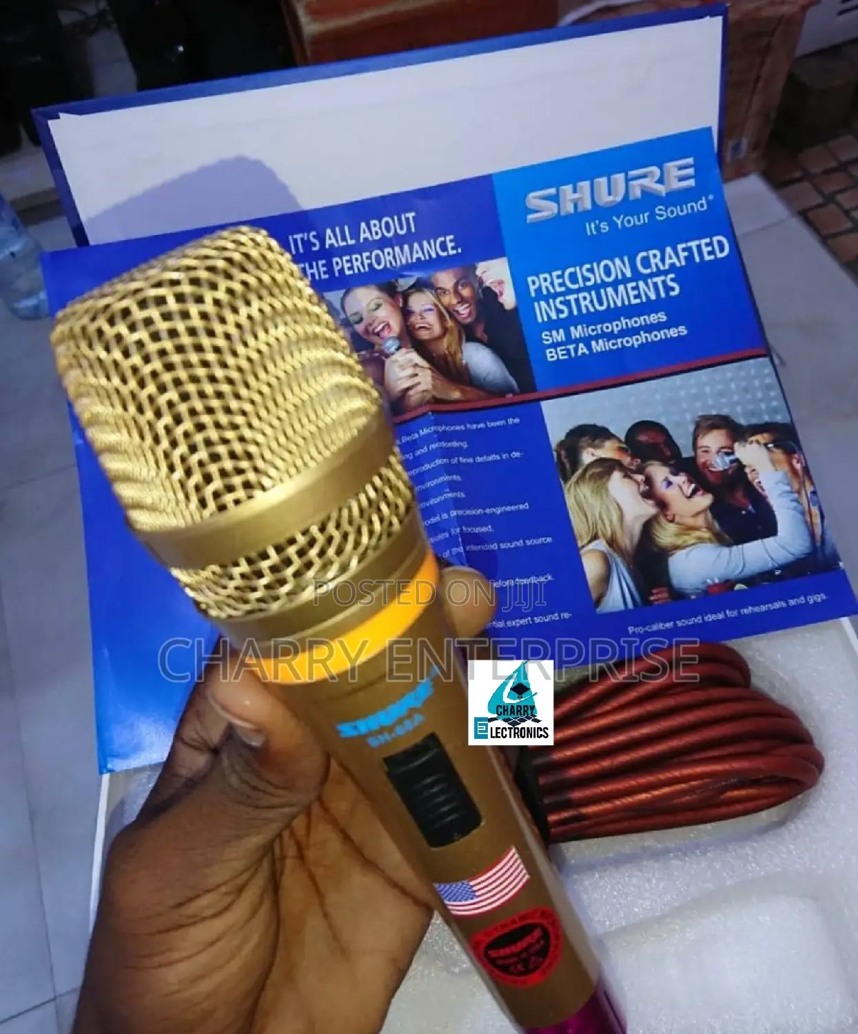 SHURE Wire Microphone/ MicBest Performance POWERFUL