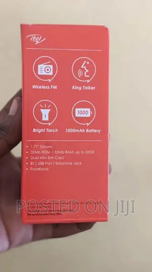 New Itel it2163 Black