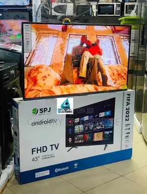 SPJ Full HD Android FRAMELESS Tv43 Inch With Bluetooth