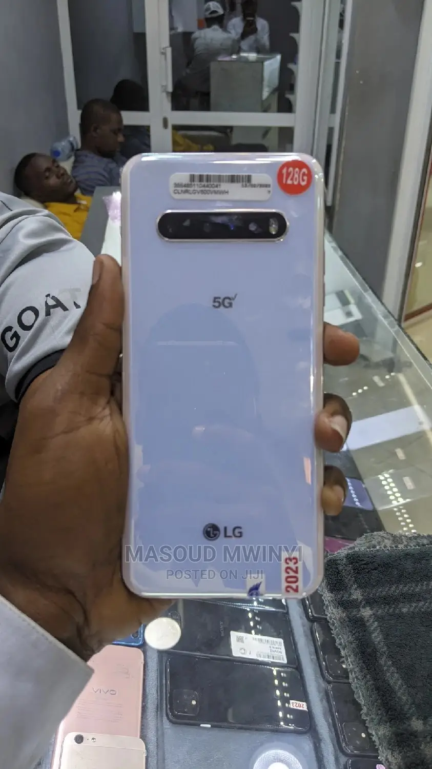 New LG V60 ThinQ 5G 128 GB White
