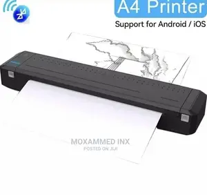Portable Thermal A4 Mini Document Ribbon Printer