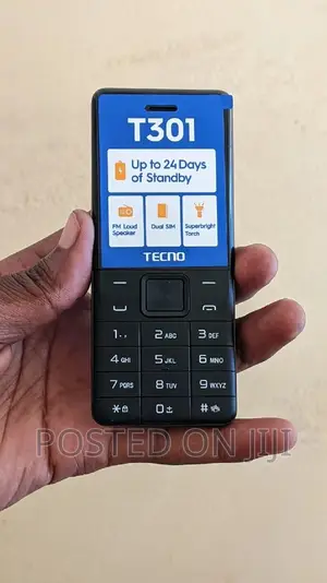 New Tecno T301 Black