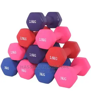 Fitness Gym Weight Hex Equipment Rubber 1kg