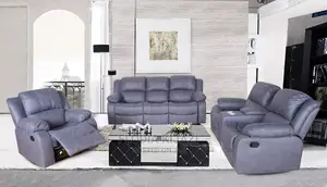 Gray Recliner Sofa