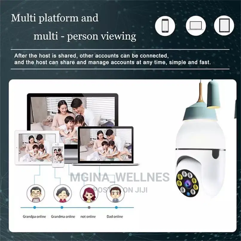 Bulbs Wireless Security Camera