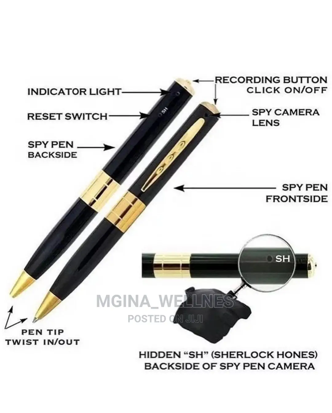 Spy Pen Hidden Camera