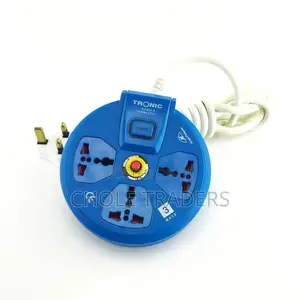 Tronic Round Shaped 3 Way Extension Socket
