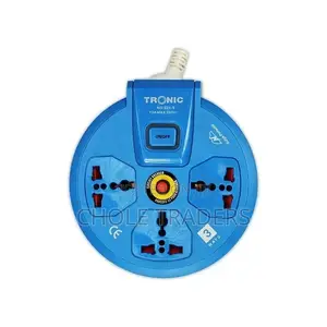 Tronic Round Shaped 3 Way Extension Socket