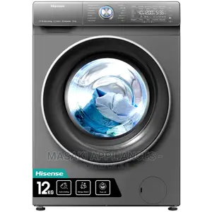 Hisense 12kg Washing Machine Inverter WFQR1214VAJMWT Silver