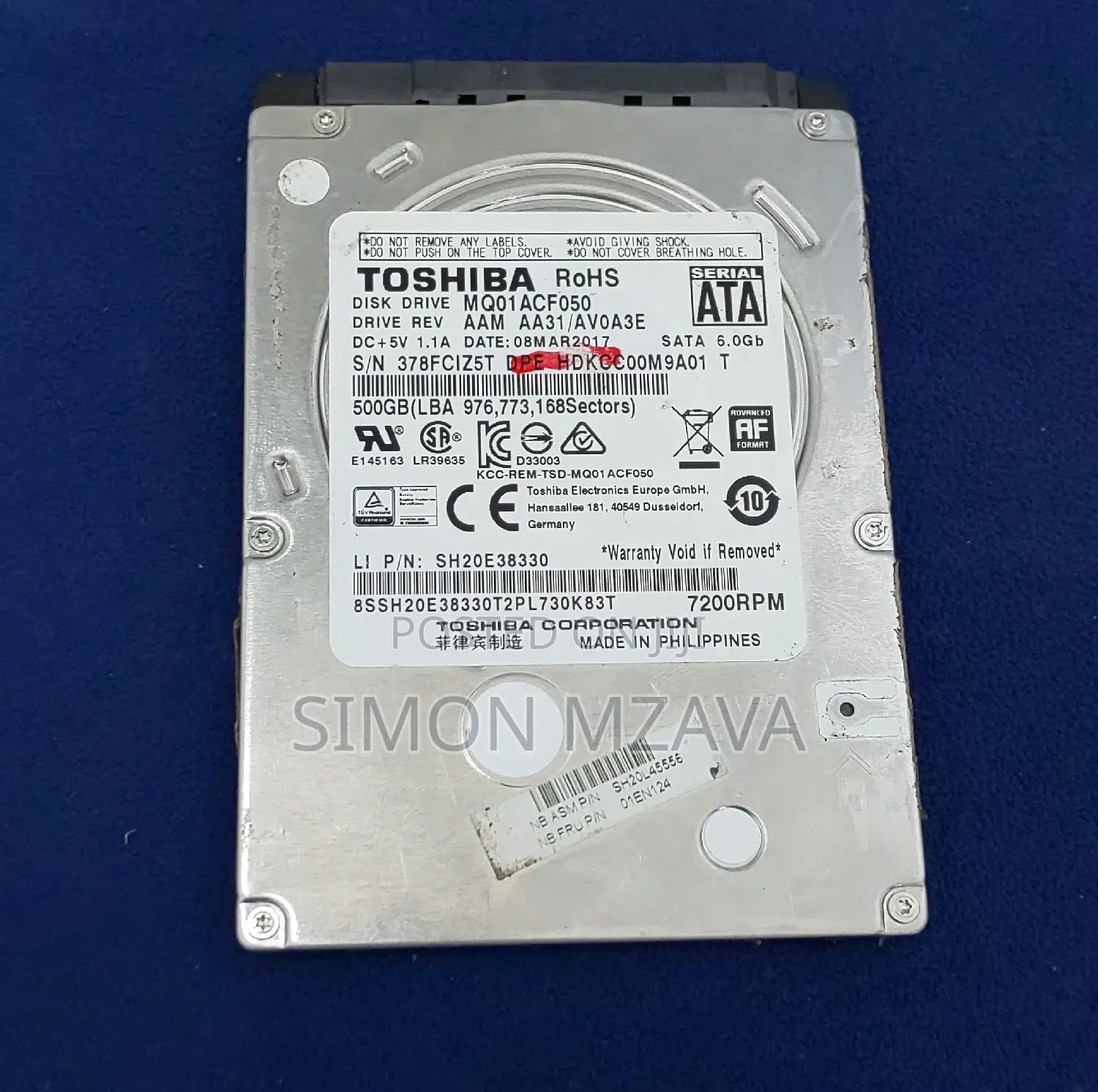 Laptop Hard Disk 500GB