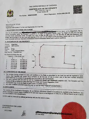 Viwanja Bora Kwa Makazi Viwanja Vimepimwa Loction Kigamboni