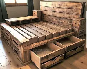 Pallett Wood Kitanda Kizuri Sana
