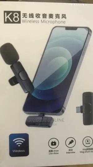V T Wireless Collartype C Supported Wireless Microphone.