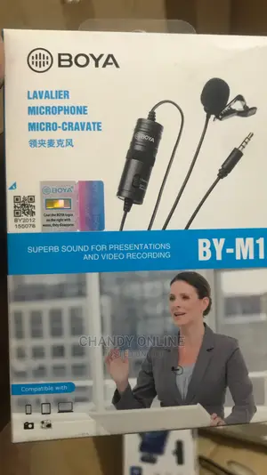 Boya Bym1 Auxiliary Microphone Audio Cable (Black)