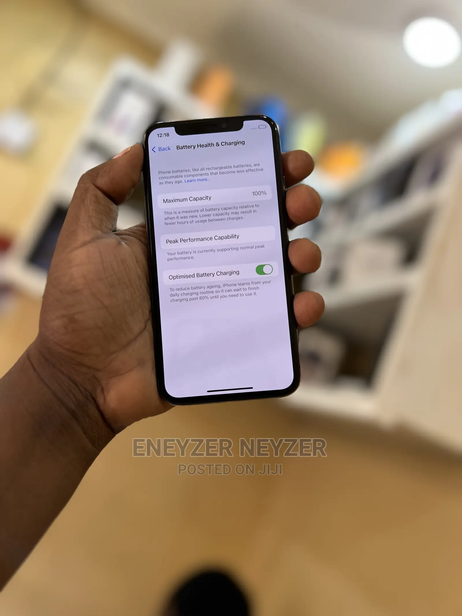 Apple iPhone X 64 GB Black