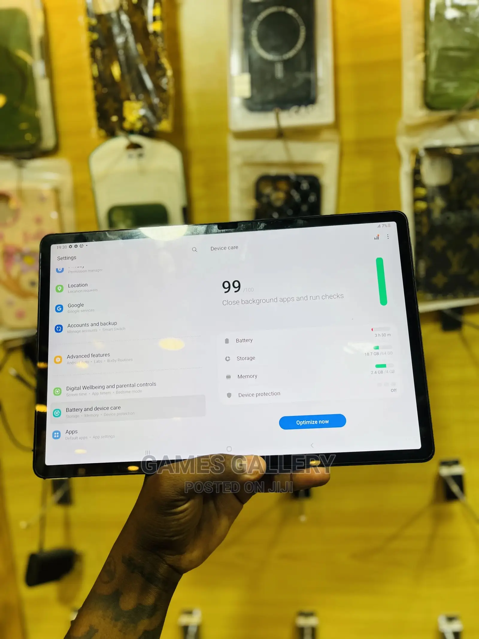 Samsung Galaxy Tab S7 FE 64 GB Black