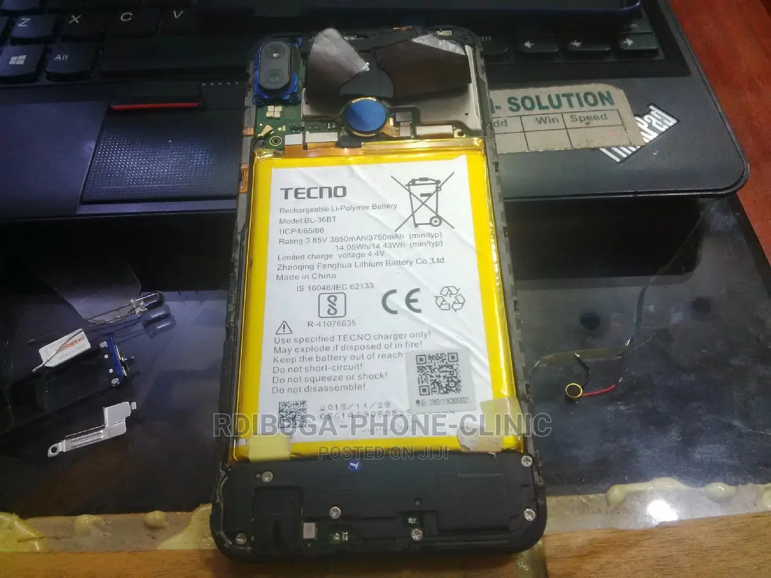 Tecno Camon 11 Ikibadilishwa Kioo OG