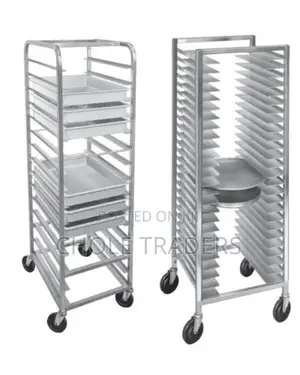 Heavy Stainless Steel Bakery Trolley / Food Rack